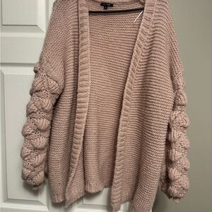 Papermoon Blush Knit Cardigan